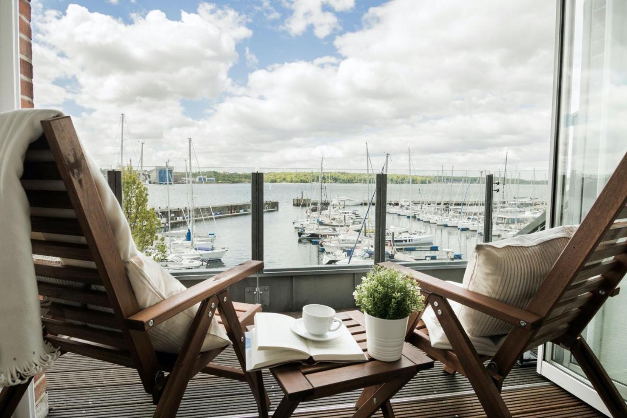 Fewo1846 - Baltic Lodge - Komfortable Maisonettewohnung Mit 3 Schlafzimmern, Balkon Und Blick Auf Die Marina Sonwik Flensburg Luaran gambar